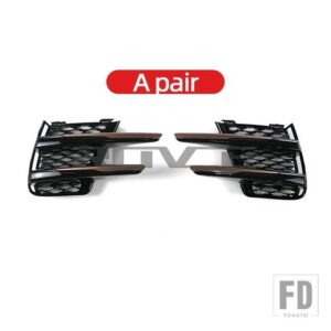 ランドローバー レンジローバーヴェラール L560 2017-2022 フォグライトランプカバーバンパーグリルトリムフォグランプシェード LR093470 LR09 - A pair