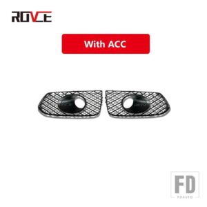 フロントバンパーグリルラジエーターグリルベントレー BENTAYGA 2016-2020 メッシュレーシンググリル ACC 36A807647/648 アクセサリー - black 2pcs acc