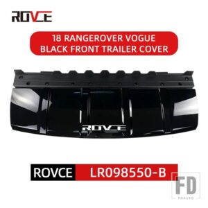 ランドローバー フロントバンパートレーラーカバーアンダースキッドプレートガードレンジローバーヴォーグ 2018-2022 アクセサリー - Black