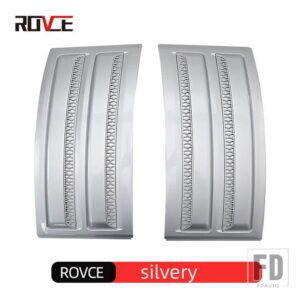 ランドローバー サイドドアフェンダーエアベントキットカバートリム SVO スタイルレンジローバーヴォーグ 2013-2020 カーアクセサリー - All Silver