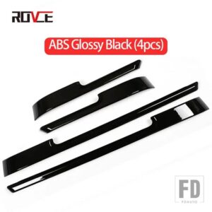 ランドローバー インテリアドアパネルトリムレンジローバーヴォーグ L405 2013-2017 装飾ストリップステッカー自動 - 4pcs gloss black