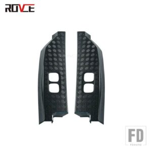 ランドローバー 2個 リアライトプロテクターボードスクラッチガードディフェンダー 90 110 2020-2023 車アクセサリー - 90 carbon fiber