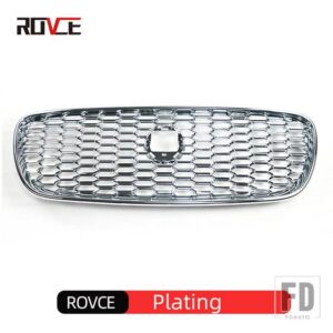ジャガー フロントバンパーグリル XEL XE 2020-2023 ABS メッシュグリルメッキスタイルカーアクセサリー - plating silver