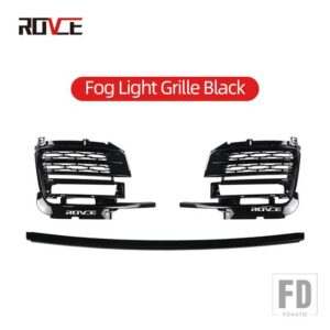 フロントバンパーグリルフォグライトカバーグリルレンジローバーヴォーグ SVA 2013-17 ブラックスタイル - Black set