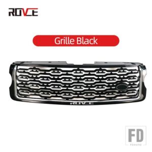 フロントバンパーグリルフォグライトカバーグリルレンジローバーヴォーグ SVA 2013-17 ブラックスタイル - grill black