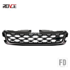 レンジローバー ランドローバー ラジエーターグリルフロントバンパーグリル EVOQUE L551 2020-2022 メッシュグリルカーアクセサリー - black silver