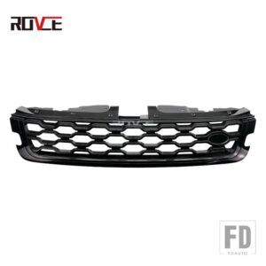 レンジローバー ランドローバー ラジエーターグリルフロントバンパーグリル EVOQUE L551 2020-2022 メッシュグリルカーアクセサリー - all black