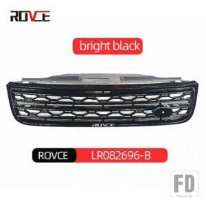 ランドローバー レーシンググリルアッパーラジエーターグリルディスカバリー 5 2017-2020 LR083007 LR083008 LR082696 グリルアクセサリー - Bright Black
