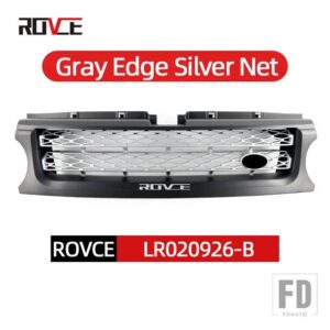 ランドローバー 車レンジローバースポーツ L320 2010-2013 フロントバンパーグリル LR020926/LR030349 アクセサリー - Gray silver
