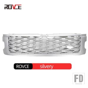 ランドローバー フロントバンパーグリルラジエーターグリルレンジローバーヴォーグ 2018-2022 メッシュグリルアクセサリー - All Silver