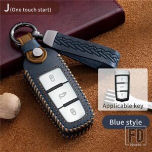 VW キーカバーケース CC パサート B6 B7 パサート 3C CC MAOGOTAN R36B5B7L 自動キーカバーアクセサリー - Blue