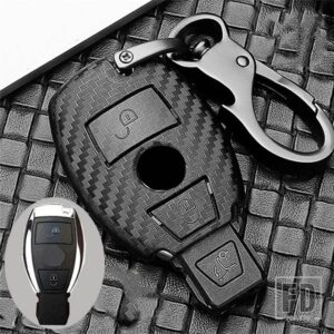 メルセデスベンツ ABS キーケースカバープロテクターシェル A B C Eクラス GLS GLA GLK GLC CLS CLA AMG W204 W205 W212 W463 W176 - 2 Buttons