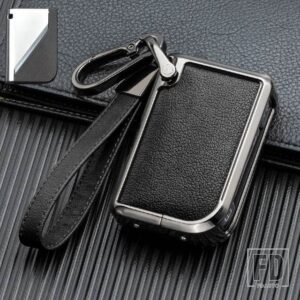 合金 + レザーキーケース FOB カバーキーバッグシェル LYNKCO LYNK CO 05 06 5 6 LYNK CO 05 06 01 1 自動車アクセサリー - Grey Black
