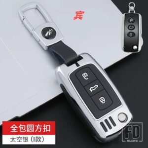 ベントレー コンチネンタル GT フライング スパー用 3ボタン FILP キーカバー - Silver Set 1