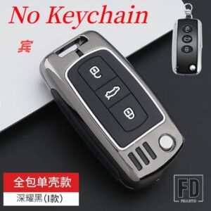 ベントレー コンチネンタル GT フライング スパー用 3ボタン FILP キーカバー - Grey Shell