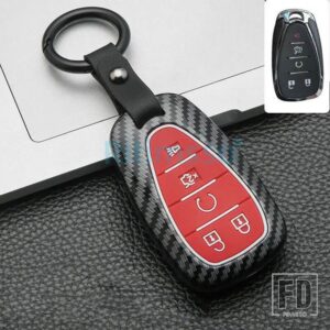 シボレー カマロ ZL1 LT1 RS SS コンバーチブルトラバース RS クルーズトラックスマリブボルトボルトスプリング分キーケースキーホルダーカバー - Carbon Red