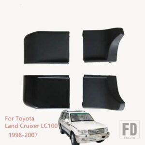 トヨタ 自動車用 ランニングボード サイドステップバー トリムカバー ラップアングルキャップ ランドクルーザー LC100 1998-2003 -2006 2007用