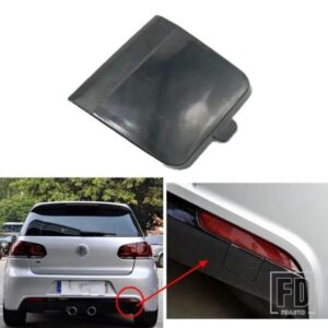 VW 5K6807441F リアバンパー 牽引フック アイカバーキャップゴルフ R20 MK6 6 2009-13用