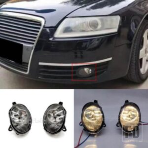 アウディ クワトロ C6 S8 S6 オールロード A6 2005 2006 2007 2008 用フォグランプ ハロゲンフォグランプ フォグランプアセンブリ バルブ付き