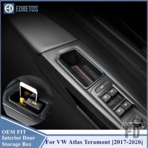 VW 4個 /セット 車内側フロントドアハンドル収納ボックストレイホルダー アトラス テラモント 2017-2020 カーアクセサリー