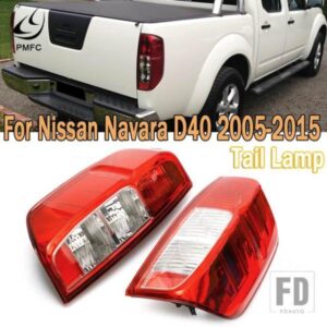 日産 リアブレーキライト リアハザード灯 レッド リアテールランプ ナバラ D40 2005-12-2015用
