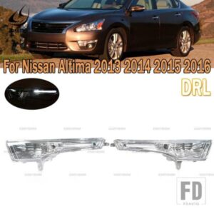 日産 フロントバンパーDRLフォグライト アルティマ2013-16 NI2531118 NI2530118運転ランプライトに適合