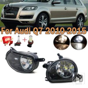 アウディ LEDとハロゲンフロントフォグランプカーライトフォグランプ Q7 2010 2011 2012-2015 4L0941699 4L0941700自動車用