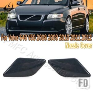 ボルボ フロントバンパー ヘッドライト ウォッシャー ノズル カバー S40 2008-12V50 2008-11 39886377 39886397