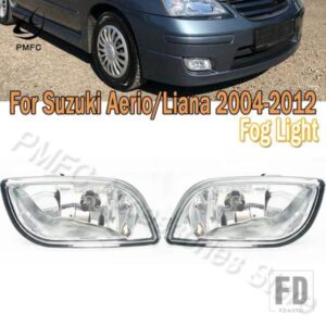 スズキ フォグランプアセンブリ フロントバンパー フォグライト デイライト フォグライト アエリオ/リアナ 2004-2012 用 SX4 2006-2014 セダン