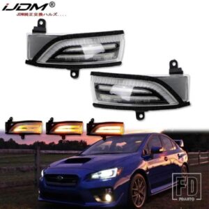 スバル WRX STI フォレスター アウトバック インプレッサ レガシー クロストレック用 LED ダイナミックサイドミラーライト ダイナミックウィン