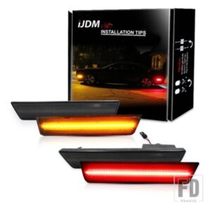 ダッジチャレンジャー用車バンパーサイドマーカーライトウィンカーライト/パーキングライトリアフォグランプブレーキテールライトLEDランプ