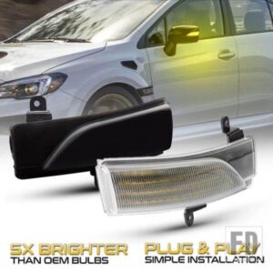 スバル WRX VA STI XV クロストレック フォレスター インプレッサ レガシー アウトバック用 バックミラーインジケーター ウィンカー LED ウィン
