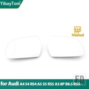 アウディ ミラー ヒーター付きサイドミラー ガラス バックミラーレンズ A4 S4 RS4 B8.5 2011-16A5 S5 RS5 B8.5 10-16A3 8P RS3用