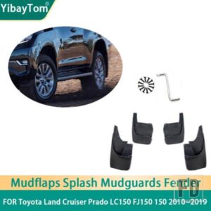 トヨタ 4Xフロント＆リアマッドフラップスプラッシュマッドガードマッドフラップマッドガードフェンダー ランドクルーザープラドLC150 FJ150 1