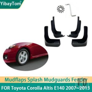 トヨタ 4個 フロントリア マッドフラップ スプラッシュマッドガード マッドフラップ マッドガード フェンダー カローラ アルティス E140 2007~