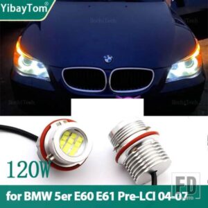 BMW LED自動車用 エンジェルアイマーカーライト電球 5ER E60 E61 PRE-LCI 520I 523I 525I 528I 530I 535I 540I 545I 550 04-07用