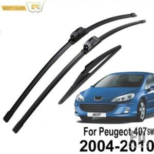 プジョー フロントリアウィンドウフロントガラスワイパーブレードセット 407 エステート 407SW 2004 - 2010 左ハンドル用 28インチ28インチ 11