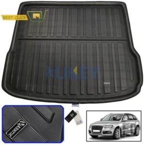 アウディ Q5 SQ5 2008-2017 リアトランクトレイブーツライナーカーゴマットパッドフロアカーペットマッドキック 2010-16