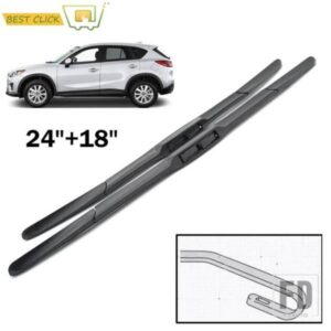 マツダ ミシマ 24インチ18インチ フロントガラスワイパーブレード CX-5 CX5 2012-17 フロントフロントワイパー