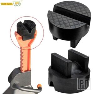 ボルボ レクサス トヨタ スバル ユニークなデザインのゴムジャックスタンドパッドアダプタサポートグリップスロットフレームレールプロテクター