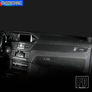 メルセデスベンツ ダッシュボードコンソールパネルトリムストリップカーボンパターン Eクラス W212 2014-15 インテリアアクセサリーステッカー