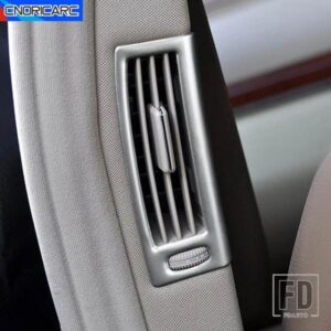 メルセデスベンツ 車 B ピラーエアコンアウトレットベントフレームカーボンパターントリム Sクラス W221 2008-2013 インテリアアクセサリー