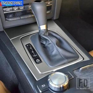 メルセデスベンツ カーアクセサリー制御ギアシフトパネルフレームインテリアカーボンパターントリム Eクラスクーペ W207 C207 2009-2013