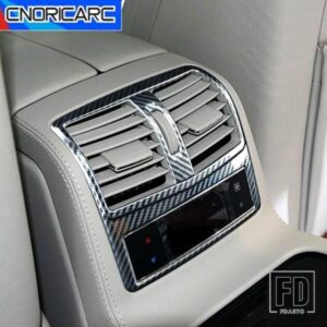 メルセデスベンツ カーボンパターンリアエアコンベントアウトレットフレームトリムカーアクセサリー CLS W218 CLS260 300 320 350 2012-2017