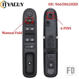 プジョー 96650620ZD 96650621ZD マスターパワーウィンドウスイッチ 3008 5008 ワゴン 2009-2016 左フロントリフター制御スイッチ