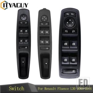 25400-0008R 809610016R 254000015R フロント左マスターウィンドウスイッチルノーフルエンス L30 メガーヌラグナ MK3 2008-2016