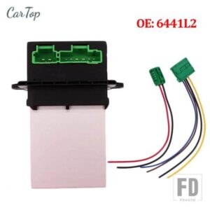 シトロエン プジョー 日産 6441L2 27150-ED70A ブロワーモーターヒーターファン抵抗器 + コネクタ/ワイヤー ティーダリヴィナルノー 27150ED70