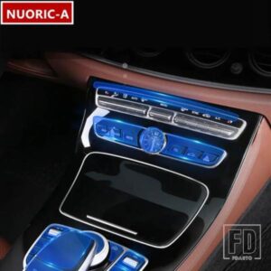 メルセデスベンツ カーセンターコンソール CD パネル AC マルチメディアマウスボタン TPU プロテクターフィルム C E GLCクラス W205 W213 X253
