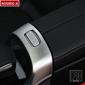 メルセデスベンツ センターコンソールアームレストボックスボタンデカール装飾カバートリム W177 W247 C118 X247 H247 CLA GLA GLB AB クラス