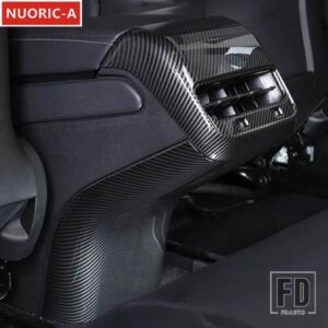 テスラ リア空調アウトレットアンチキックカバートリムモデル 3/Y 2019-2022 インテリアアクセサリー ABS